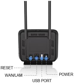 4G LTE WiFi Router with 1GB Data Card, Portable Modem WiFi Router, 300Mbps WiFi, Supports Verizon, AT&T and T-Mobile, 3000mAh Battery, WiFi Mobile Hotspot Router for Home/RV/Office/Camping