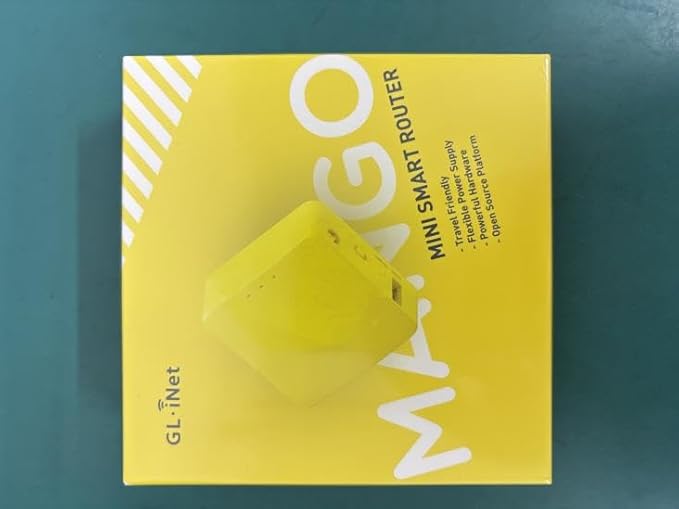GL.iNet GL-MT300N-V2 (Mango) Portable Mini Travel Wireless Pocket VPN WiFi Router - 2X Ethernet Ports | USB 2.0 | OpenWrt | OpenVPN/Wireguard for Public & Hotel Wi-Fi | Easy to Set up via Admin Panel