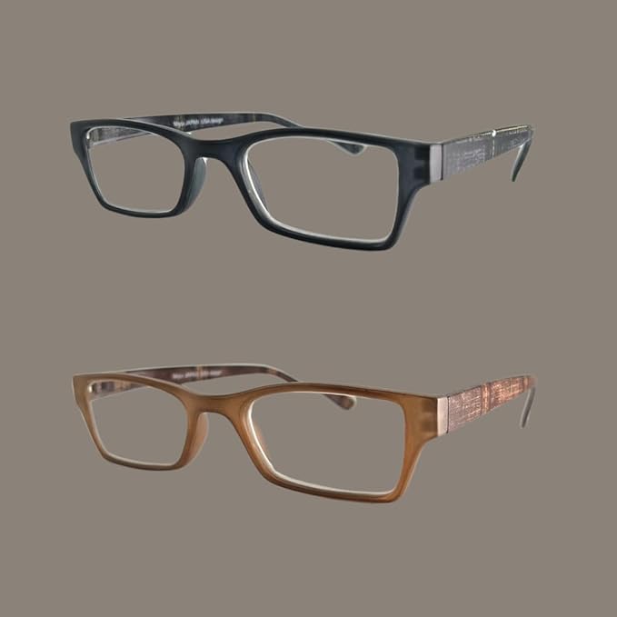 EZ Women Reading Glasses Men Blue Light Block Anti Eyestrain Slim Computer Reader Tube Small Glass Thin Compact