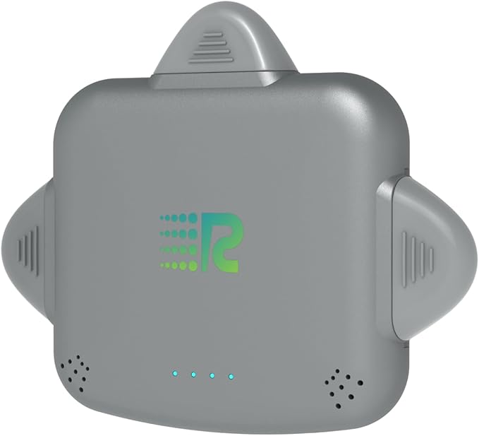 Rush Charge Universe 3 in 1 Portable Charger – 3300mah, 2.4A High-Speed Fast Charging Compatible with iPhone and Android Lightning, Type C, Micro-USB Charges 3 Devices at a Time Pre-Charged RC33 Grey