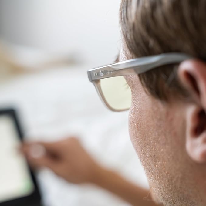 DefenderShield Signature Blue Light Blocking Glasses for Computer, Mobile, Gaming, Sleep - Anti Eyestrain, Headache