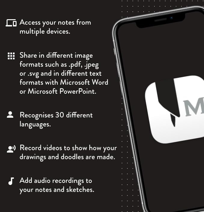 Moleskine Smart Writing Set Smart Notebook & New Smart Pen (2022) - Store Handwritten Notes Digitally, with Connected Notebook Notes App (Only Compatible Smart Notebooks)