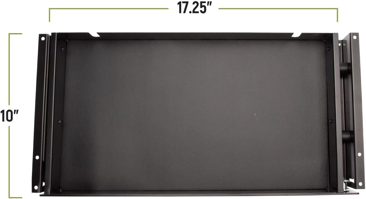 Perfect Posture Max Under Desk Storage Drawer – Large Desk Drawer with Lock for Regular & Sit-Stand Standing Desks, Black (19.5" x 7.5")