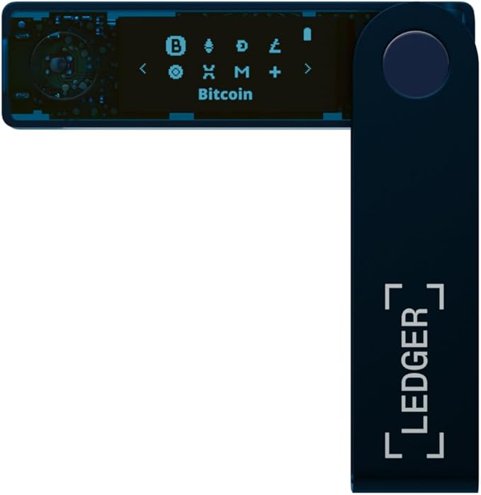 Ledger Nano X - Secure and Manage Your Crypto & NFTs on-The-go with Our Bluetooth-Enabled Hardware Wallet (Sapphire Blue)
