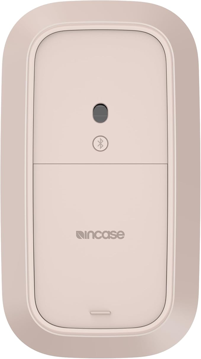 Incase Modern Mobile Mouse – Designed by Microsoft – Lightweight, Precision Navigation, Right/Left Hand Use, Scroll Wheel, BlueTrack Technology, Wireless Bluetooth for Mac/Windows/8/10/11 (Sandstone)