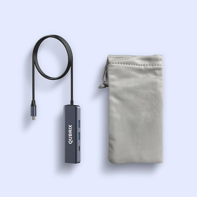 USB C 5 in 1 HUB,10Gbps USB-C/A 3.2 Ports, 4K HDMI 30Hz,100W PD Fast Charging,Compatible for MacBook Pro/Air, Dell XPS, iPad Pro Aluminum Splitter,Surface Pro,Thunderbolt Laptops