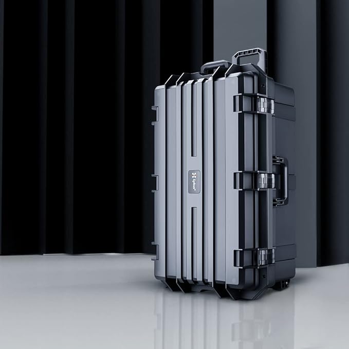 Lykus HC-7530 Large Waterproof Hard Case with Wheels and Customizable Foam, Interior Size 29.5x17.7x11.8 inch, Suitable for cameras, lenses, electronic equipment and more