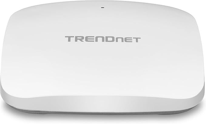 TRENDnet AX5400 Dual Band WiFi 6 PoE+ Access Point, TEW-925DAP, 1 x 2.5GBASE-T PoE+ LAN Port, OFDMA and MU-MIMO Technology, 4804Mbps (5Ghz), 573Mbps (2.4Ghz), WPA3 Ecryption, White