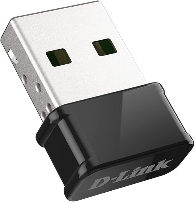 D-Link USB WiFi Adapter Dual Band AC1300 Wireless Internet for Desktop PC Laptop Gaming MU-MIMO Windows Mac Linux Supported (DWA-181-US)