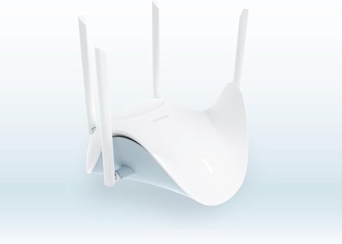 D-Link BE9500 Tri-Band Wi-Fi 7 Smart Router (R95) – Sculptured-Wing Design, 2.5 GbE, Self-Optimizing Mesh, Multi-Link, Multi-Gig, Parental Controls, Alexa/Google Ready