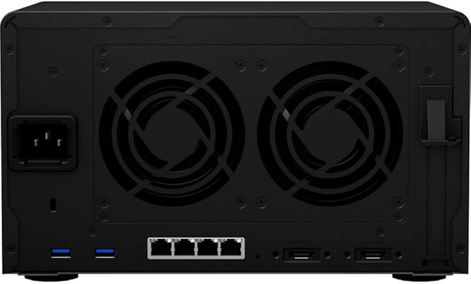 Synology DiskStatoin DS1621+ NAS Server for Business with Ryzen 2.2GHz CPU, 32GB Memory, 120TB HDD Storage, 2 x 1GbE LAN Ports, DSM Operating System