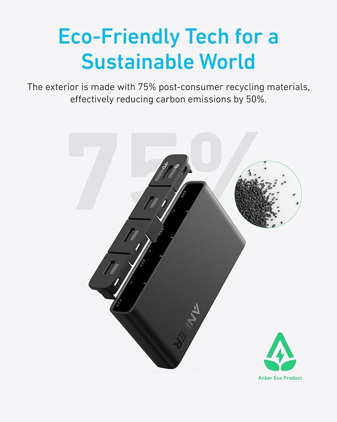 Anker USB-C Hub, USBC to 4-Port USBC Adapter, Multiport USB C Splitter, USB 3.2 Display Hub with 100W Max PD & Max 10Gbps Fast Data Transfer for MacBook Pro, iPad, Surface Pro, Dell and More