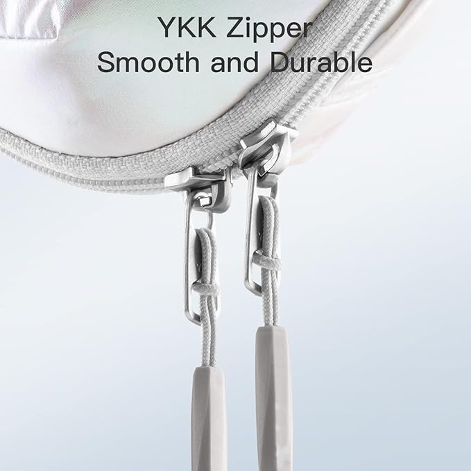 Electronics Travel Organizer - Portable Tech Bag, 180° Opening Cable Organizer, Durable Waterproof Case, Compact Storage Design | Travel Accessory for Cables, Chargers, Gadgets, Cosmetics, Office Dail