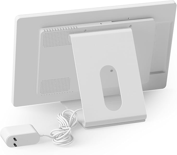 Cozyla Digital Calendar+ 2: 15.6'' Wall Planner Touch Screen Chore Chart Customize Dashboard Smart Electronic Calendar for Family Schedules Meal Planner Support App Store w/Stand Wall Mount White