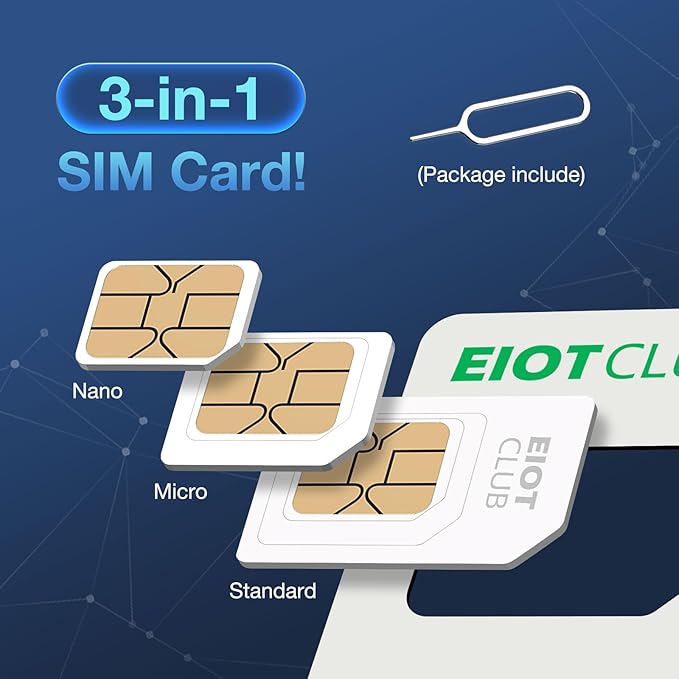 International Data Only SIM Card - Seamless 5G/4G LTE Connectivity in USA and 77-Countries (Japan/Europe/Mexico) - No Contract-No Phone Number, 3 in 1 SIM