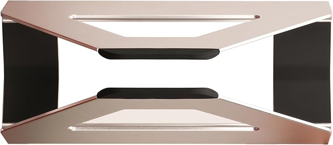 Vertical Laptop Stand, Space Saving Holder for MacBook with Tool-Free Width Adjustment, Pretty Anodized Aluminum for Desk, Universal Fit for 10-17" Laptop