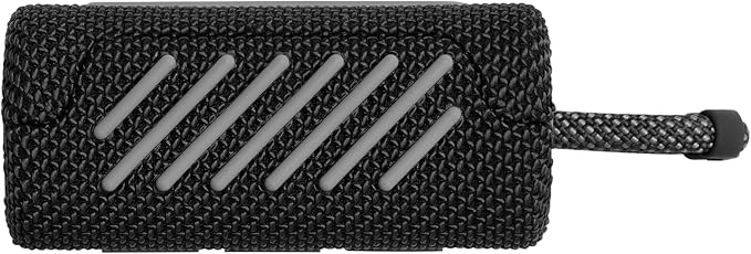 JBL Go 3 - Portable Mini Bluetooth Speaker, big audio and punchy bass, IP67 waterproof and dustproof, 5 hours of playtime, speaker for home, outdoor and travel (Black)