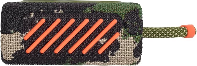 JBL Go 3 - Portable Mini Bluetooth Speaker, big audio and punchy bass, IP67 waterproof and dustproof, 5 hours of playtime, speaker for home, outdoor and travel (Camo)