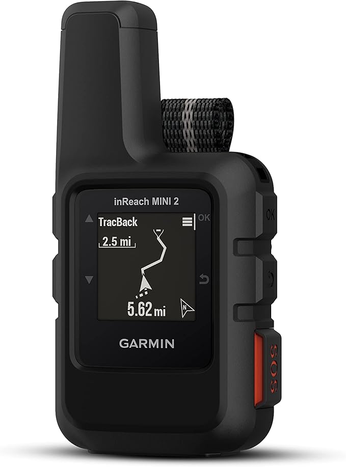 Wearable4U - Garmin inReach Mini 2 Satellite Communicator (Black) with Power Pack Bundle