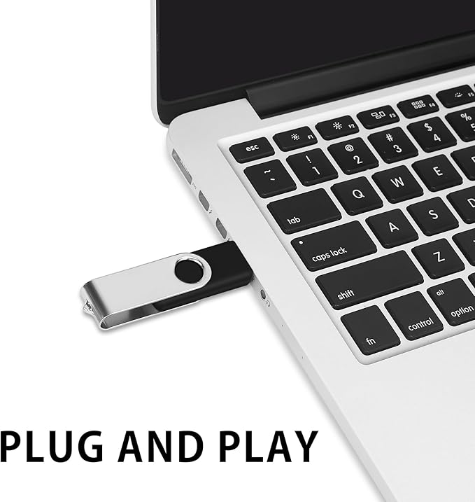 16GB Bulk Flash Drives 200 Pack EASTBULL USB 2.0 Flash Drives Bulk Thumb Drives Bulk USB Drives Pack (Black)