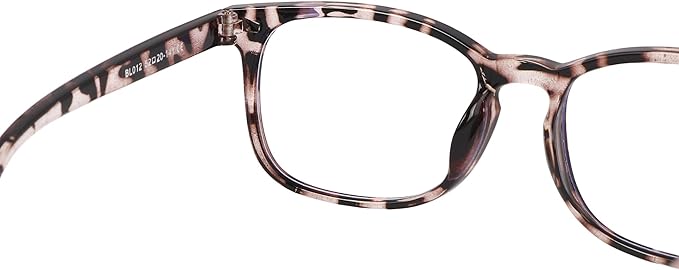 Blue Light Glasses for Woman Men | 99% Blue Light Blocking Glasses | Computer Glassess | Night Driving | Gaming | TV Phone Screen Reader Square Frame | Anti Eyestrain & UV Glare Protection