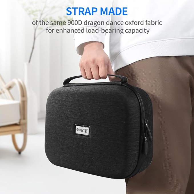 Electronics Organizer Travel Case Waterproof,Multi-Function Cable Storage Bag for Charger Phone Earphone USB Cables,Portable Wire Organizer Pouch for Travel Accessories,Black