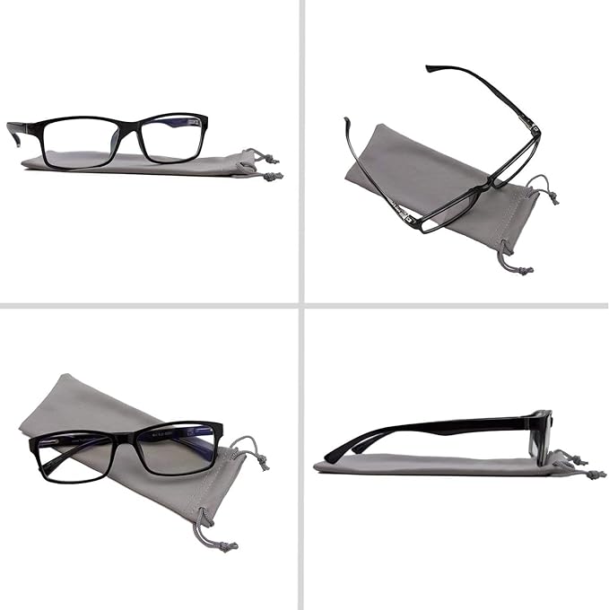 TruVision Readers - 9601 Computer Reading Glasses w Blue Light, Anti Reflective, Acrylic Lenses