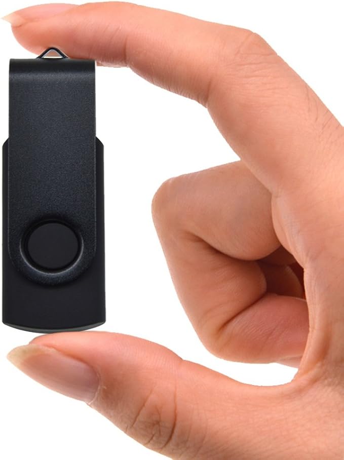 Kepmem USB Flash Drive - 10 Pack 32MB USB 2.0 Memory Sticks - Swivel Small Capacity PenDrive - 10 Assorted Colors