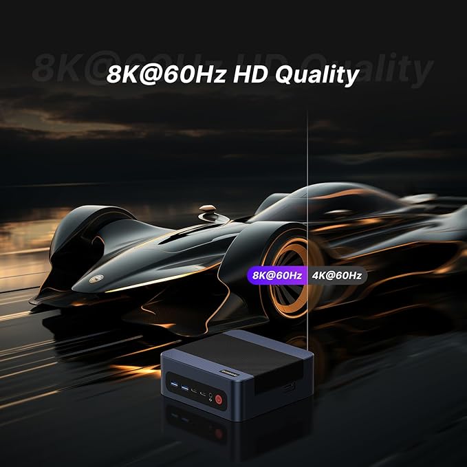 BOSGAME M4 Oculink Mini PC Ryzen 7 7840HS, Radeon 780M GPU Gaming Computers, 11 Pro-OS Desktop PC, 32GB DDR5 RAM, 1TB PCIe 4.0 NVMe 2280 SSD, Wi-Fi6, BT 5.2