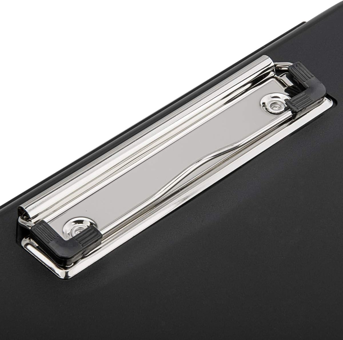 ZCZN Plastic A4 Form Storage Box Case, Clipboard Case, Bulk clipboard Set Suitable for School,Utility,Industrial Office, Medical Personnel,Black,6 Pack