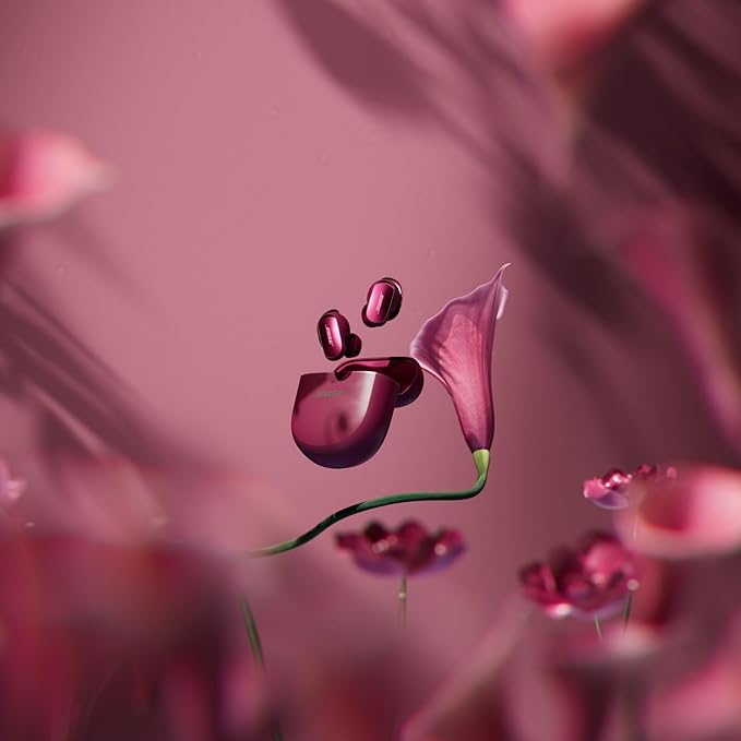 Bose New QuietComfort Ultra Bluetooth Earbuds (2nd Gen), Wireless Noise Cancelling Earbuds, Up to 6 Hours Battery, IPX4 Rating, Immersive Audio, Deep Bass, Deep Plum - Limited Edition Color