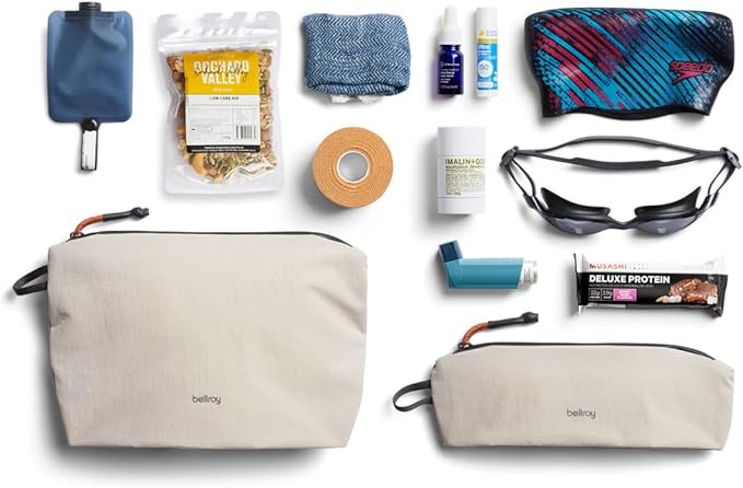 Bellroy Lite Pouch Duo (Lightweight Pencil case and Pouch) - Ash