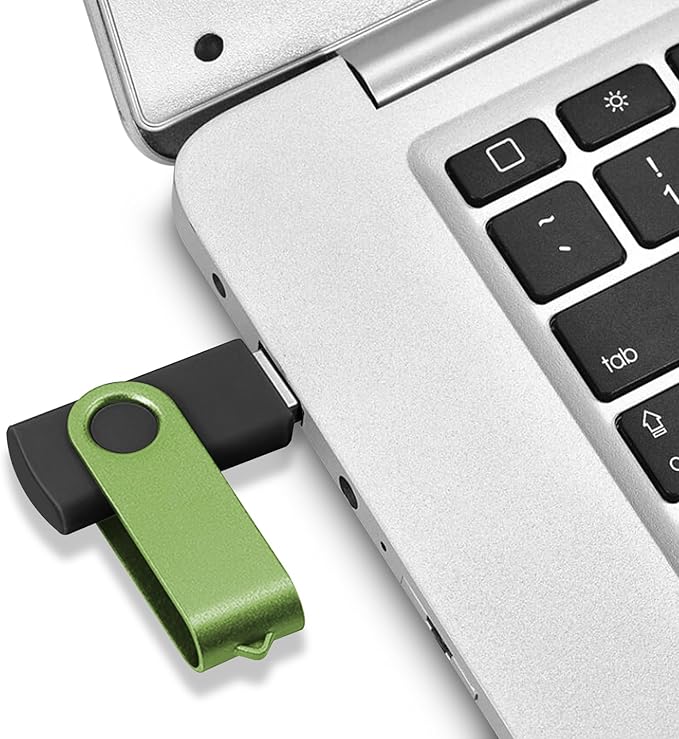 EASTBULL Flash Drives Bulk 16GB USB Thumb Drive 10 Pack USB 2.0 Memory Stick Swivel Pen Drive with Lanyard for Storage and Backup (16 GB 10 Colors)