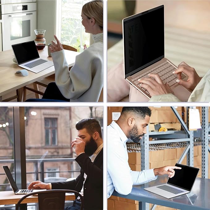 Magnetic Privacy Screen for Surface Book 3/2/1 13.5 Inch, Removable Anti Blue Light Glare Filter, Black Security Private Apy Block Protector