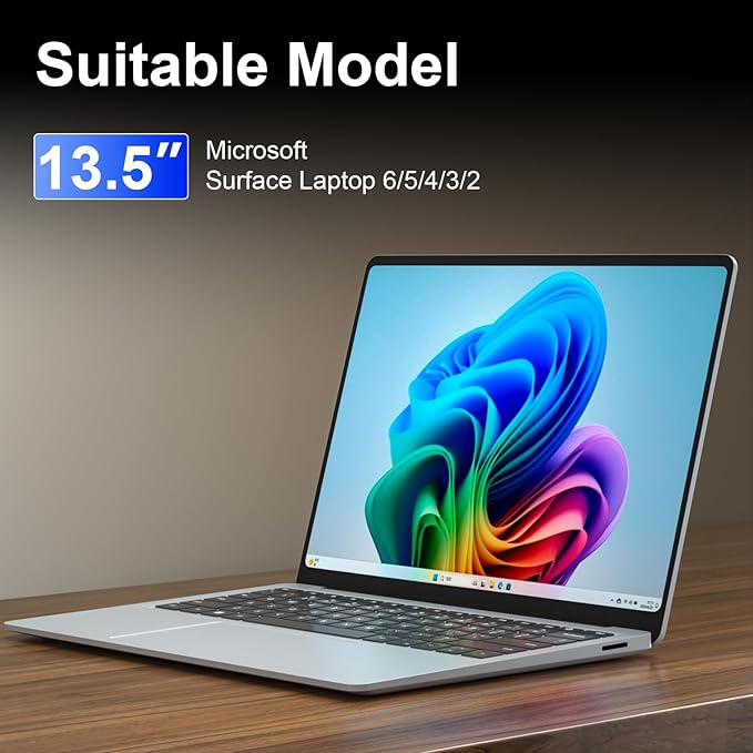 Magnetic Privacy Screen for 13.5 Inch Microsoft Surface Laptop 4/3/2, Removable Anti Glare Surface Laptop 13.5 Screen Protector, Blue Light Filter, Anti Spy Easy Install