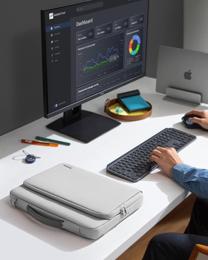 tomtoc 360 Protective Laptop Case for 15-inch 2025 New MacBook Air M4/A3241 M3/A3114 M2/A2941, 15 Inch Microsoft Surface Laptop 7/6, Dell XPS 15 Plus, 15-in MacBook Pro, Acer HP Chromebook 14