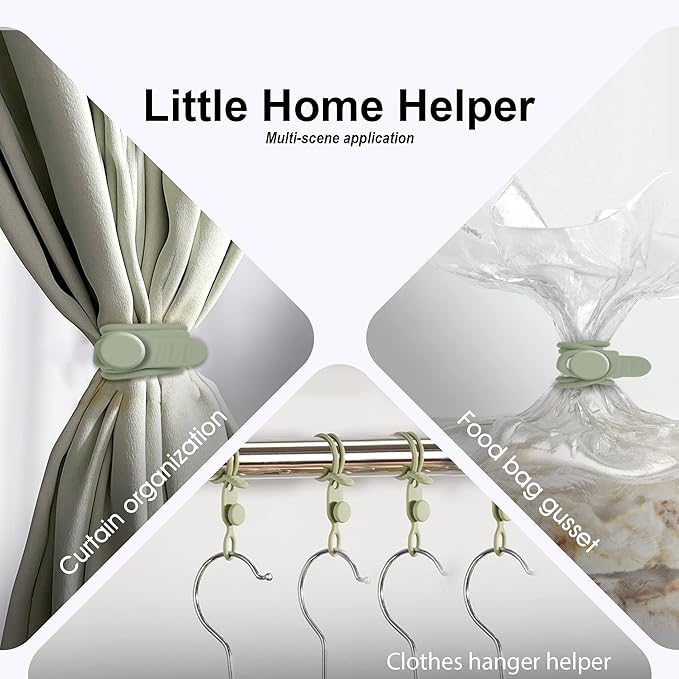 Nearockle 16Pcs Silicone Cable Straps Wire Organizer for Bundling Earphone, Phone Charger, Computer Cords, Reusable Cable Ties Cord Organizer in Home,Office,Kitchen,School(Green)