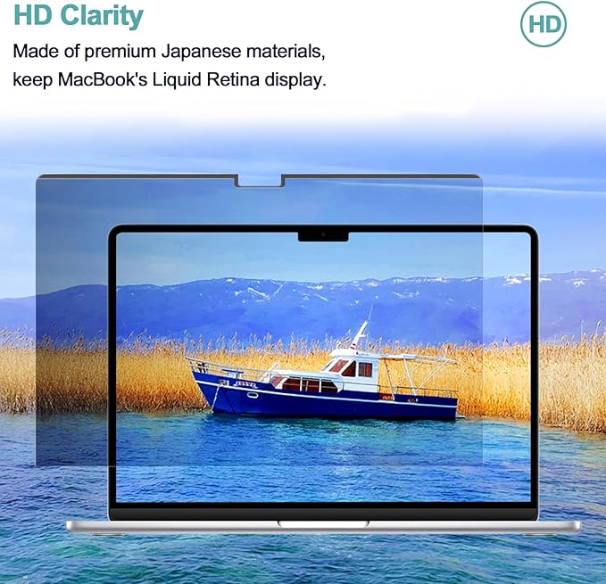 IPROKKO Privacy Screen MacBook Pro 16 Inch (2021-2024, M1, M2,M3,M4), Magnetic Removable Anti Blue Light Glare Privacy Filter Compatible with Mac Pro 16In,Laptop Mac 16.2 Screen Protector
