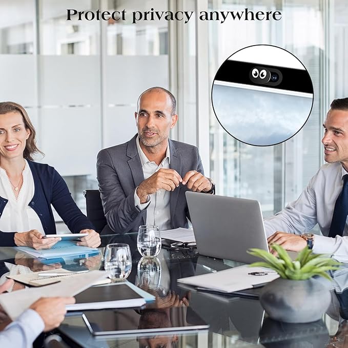 6PCS Laptop Camera Cover Slide Cute Panda Camera Cover for Laptops/Smartphone, Cute Panda Camera Cap for Spot Show, Ultra Thin Laptop Webcam Cover for Computer Protecting Your Visual Privacy