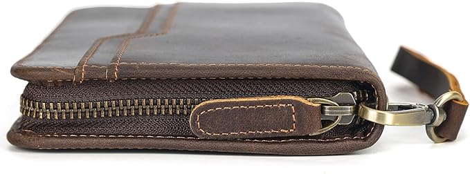 Polare Full Grain Leather Family Travel Passport Wallet and Documents Organizer RFID Blocking Case Holder Fits 6 Passports for Men and Women