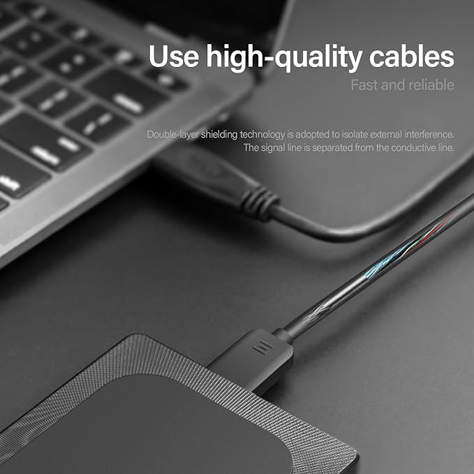 2TB Ultra Slim Portable External Hard Drive HDD-USB 3.0 for PC, Mac, Laptop, PS4, Xbox one,Xbox 360-Super Fast Transmission