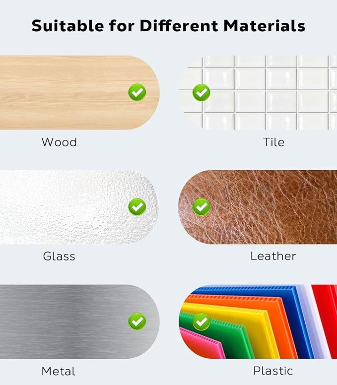 MoKo 6 Pack Magnetic Cable Clips, Under Desk Cable Management, Adhesive Magnetic Cord Holder, Magnetic Cord Organizer Wire Holder Keeper Organizer for Nightstand Desk Office Car Wall Glass, Black