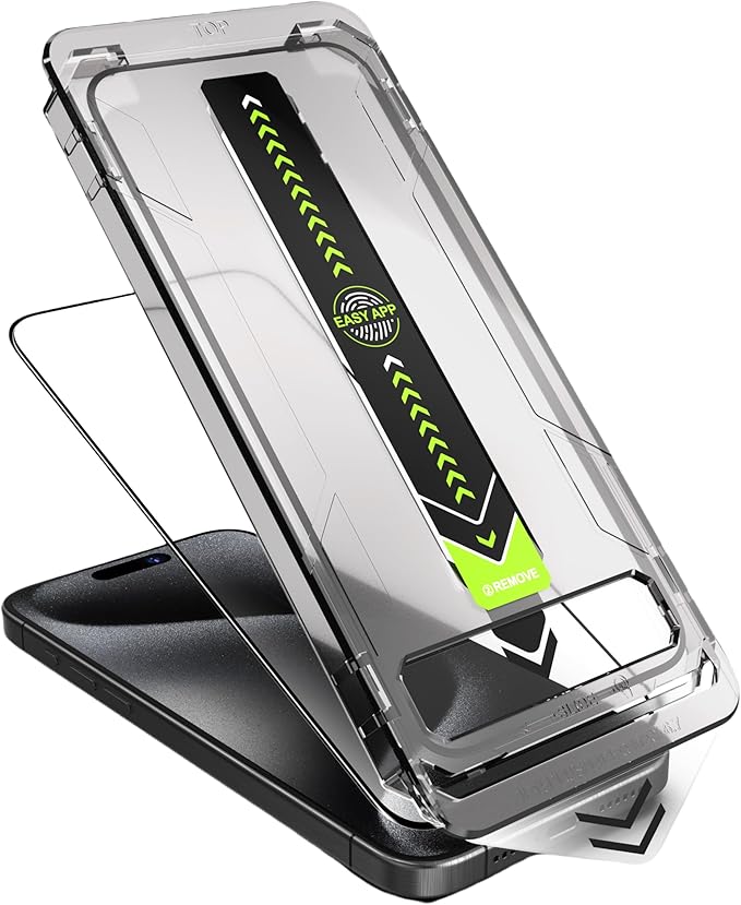 2 Pack Screen Protector for i phone 17 Pro Max Series Tempered Glass Screen Protector, Protector de Pantalla, 9H Hardness, Bubble-Free, Easy Install Kit( i phone 17 Pro Max