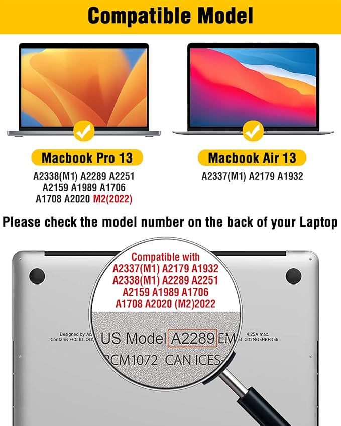 F FORITO Magnetic Privacy Screen Protector Compatible with MacBook Pro 13 inch (2016, 2017, 2018, 2019, 2020, 2021, 2022, M1, M2), Removable 360° Anti Peeping Anti Blue Light Laptop Privacy Shield