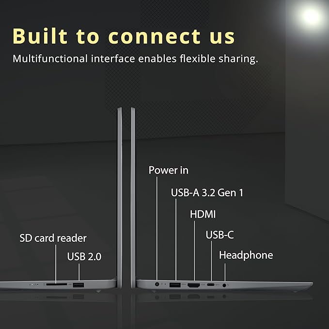 Lenovo Ideapad 1 15.6" HD Anti-Glare Laptop, Intel Celeron N4500, 20GB RAM, 1.16TB Storage(1TB SSD+160GB Docking Station Set), Intel UHD Graphics, Num Pad, Webcam, Win 11s, Grey