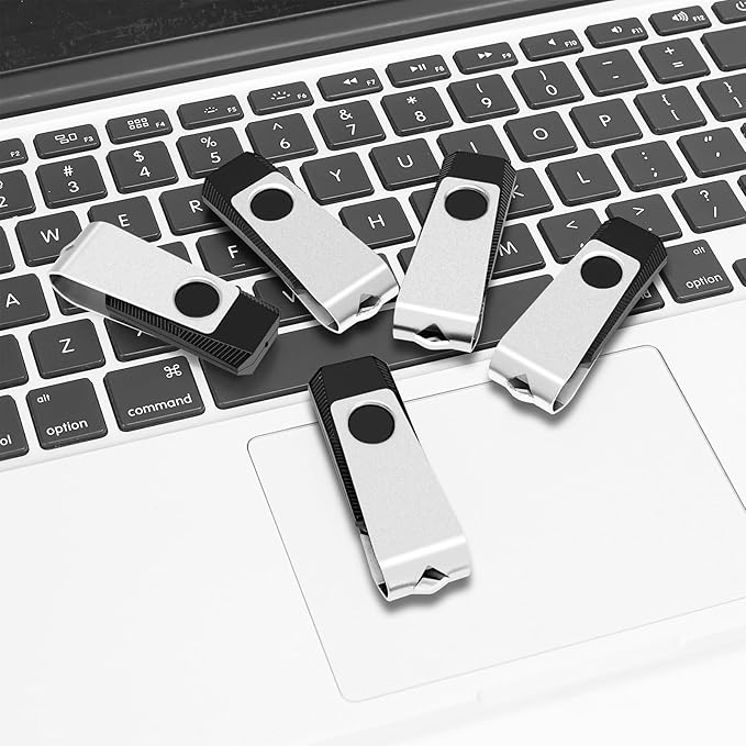 EASTBULL 100 Pack of Bulk Flash Drives 4GB USB 2.0 Flash Drives Pack 4 GB USB Drives Bulk Thumb Drives for Data Storage with 100 Strings and Labels (4GB, Black)