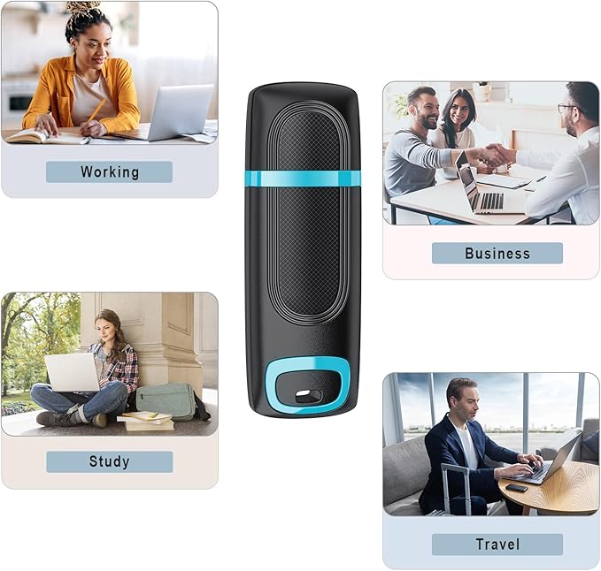 RAOYI 10 PCS 64GB USB 2.0 Flash Drive Thumb Drive Memory Stick Jump Drive Zip Drive for Data Storage and Backup (10 Pack, Cyan)