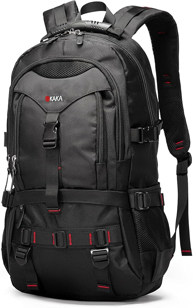 KAKA Travel Backpack Fight Approved with 17.3 inch Laptop Lackpack Compartment Outdoor Duffle Bag for men and women