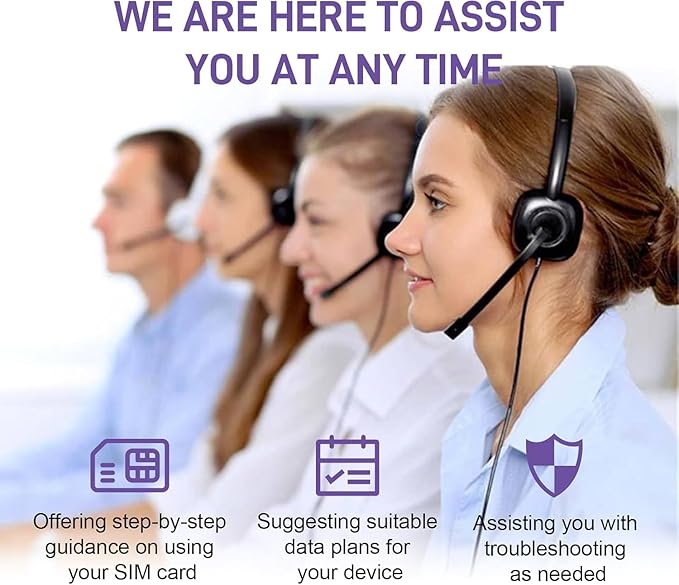 Data SIM Card 24GB for 365Days Support AT&T, T-Mobile, 4G LTE USA SIM Compatible with Unlocked Security Camera/Router/Mobile WiFi Hotspot/Tablet/Hunting Trail Camera iot Devices