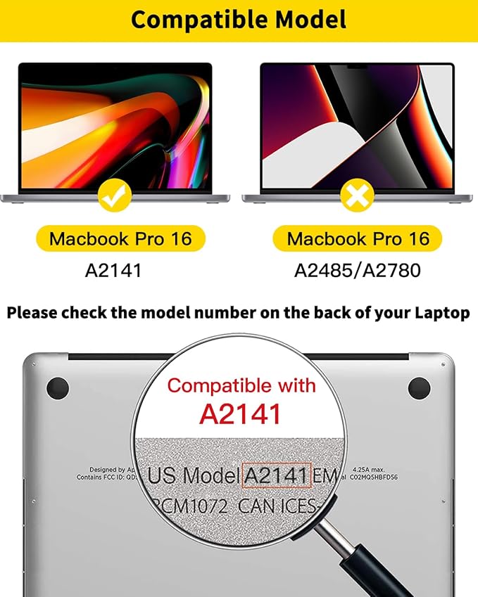 F FORITO 360° Privacy Screen Protector Compatible with MacBook Pro 16 inch (2019, 2020), Anti Peeping, Anti Glare and Scratch Resistant Laptop Privacy Screen Shield